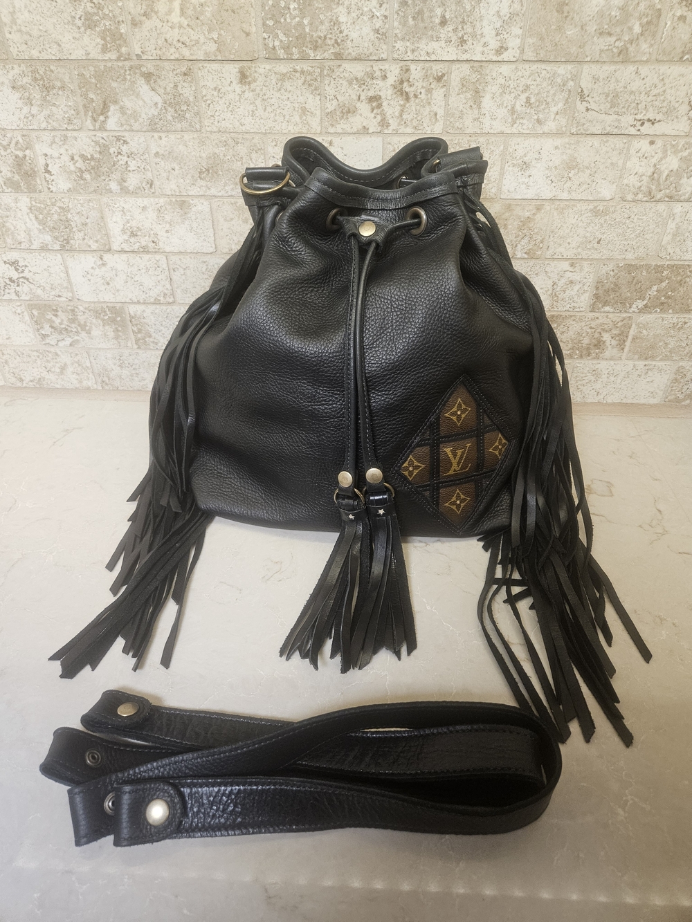 Hippie Momma Bags - Small convertible backpack with topper